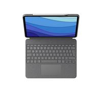 Logitech Combo Touch - Clavier et étui - avec trackpad - rétroéclairé - Apple Smart connector - AZERTY - Français - graphite - pour Apple 11-inch iPad Pro M4 Wi-Fi, M4 Wi-Fi + Cellular