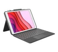 Logitech Combo Touch - Clavier et étui - avec trackpad - rétroéclairé - Apple Smart connector - QWERTY - Espagnol - graphite - pour Apple 10.2-inch iPad (7ème génération, 8ème génération, 9ème générat
