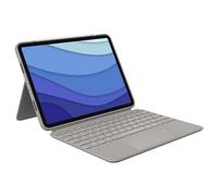 Logitech Combo Touch - Clavier Et Étui - Avec Trackpad - Rétroéclairé - Apple Smart Connector - Qwerty - Espagnol - Sable - Pour Apple 11-Inch Ipad Pro (1ère Génération, 2e Génération, 3ème...