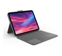 Logitech Combo Touch - Clavier et étui - avec trackpad - rétroéclairé - Apple Smart connector - QWERTY - Espagnol - gris oxford - pour Apple 10.9-inch iPad (10ème génération) G