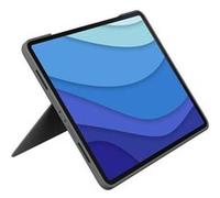 Logitech Combo Touch - Clavier et étui - avec trackpad - rétroéclairé - Apple Smart connector - QWERTY - International US - graphite - pour Apple 13-inch iPad Pro (M4) G