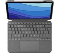 Logitech Combo Touch - Clavier et étui - avec trackpad - rétroéclairé - Apple Smart connector - QWERTY - Italien - gris oxford - pour Apple 11-inch iPad Pro (1ère génération, 2e génération, 3ème génér