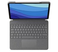Logitech Combo Touch - Clavier et étui - avec trackpad - rétroéclairé - Apple Smart connector - QWERTY - Italien - graphite - pour Apple 13-inch iPad Pro (M4)