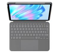 Logitech Combo Touch - Clavier et étui - avec trackpad - rétroéclairé - Apple Smart connector - QWERTY - Nordique (Danois/Finnois/Norvégien/Suédois) - gris oxford - pour Apple 11-inch iPad Air...