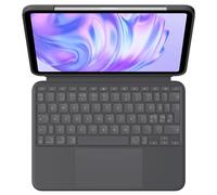 Logitech Combo Touch - Clavier et étui - avec trackpad - rétroéclairé - Apple Smart connector - QWERTY - Nordique (Danois/Finnois/Norvégien/Suédois) - graphite - pour Apple 11-inch iPad Pro (M4)