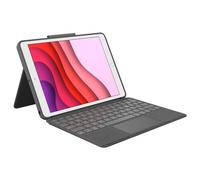 Logitech Combo Touch - Clavier et étui - avec trackpad - rétroéclairé - Apple Smart connector - QWERTY - R.-U. - graphite - pour Apple 10.2-inch iPad (7ème génération, 8ème génération, 9ème génération