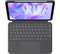 Logitech Combo Touch - Clavier et étui - avec trackpad - rétroéclairé - Apple Smart connector - QWERTY - R.-U. - graphite - pour Apple 11-inch iPad Pro (M4)