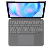 Logitech Combo Touch - Clavier et étui - avec trackpad - rétroéclairé - Apple Smart connector - QWERTY - R.-U. - gris oxford - pour Apple 13-inch iPad Air (M2, M3)