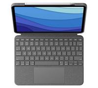 Logitech Combo Touch - Clavier et étui - avec trackpad - rétroéclairé - Apple Smart connector - QWERTZ - Allemand - gris oxford - pour Apple 12.9-inch iPad Pro (5ème génération)