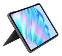 Logitech Combo Touch - Clavier et étui - avec trackpad - rétroéclairé - Apple Smart connector - QWERTZ - Suisse - gris oxford - pour Apple 11-inch iPad Air (M2, M3)