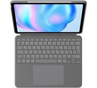 Logitech Combo Touch - Clavier et étui - avec trackpad - rétroéclairé - Apple Smart connector - QWERTZ - Suisse - gris oxford - pour Apple 13-inch iPad Air (M2, M3) Gris