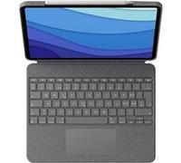 Logitech Combo Touch - Clavier et étui - avec trackpad - rétroéclairé - Apple Smart connector - QWERTZ - Suisse - sable - pour Apple 11-inch iPad Pro (1ère génération, 2e génération, 3ème génération)