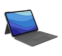 Logitech Clavier-étui Combo Touch iPad Pro 11 (1re/2e/3e gén.) QWERTZ Suisse Trackpad Gris Oxford