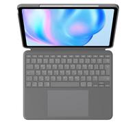 Logitech Combo Touch - Clavier et étui - avec trackpad - rétroéclairé - Apple Smart connector - QWERTZ - Suisse - gris oxford - pour Apple 13-inch iPad Air (M2, M3)