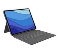Logitech Combo Touch - Clavier et étui - avec trackpad - rétroéclairé - Apple Smart connector - QWERTZ - Suisse - graphite - pour Apple 11-inch iPad Pro M4 Wi-Fi, M4 Wi-Fi + Cellular