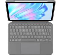 Logitech Combo Touch - Clavier et étui - avec trackpad - rétroéclairé - Apple Smart connector - QWERTZ - Allemand - gris oxford - pour Apple 11-inch iPad Air (M2); 13-inch iPad Air (M2)