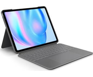 Logitech Combo Touch - DEU QWERTZ | Étui pour clavier, clavier amovible, rétroéclairage, support, mode multi-usage, allemand QWERTZ - Gris
