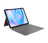Logitech Combo Touch - Clavier et étui - avec trackpad - rétroéclairé - Apple Smart connector - AZERTY - Français - gris oxford - pour Apple 13-inch iPad Air (M2)