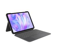 Logitech Combo Touch, étui Clavier pour iPad Air 13 Pouces (M2, M3 et M4) | (2024-2026), FRA AZERTY, rétroéclairé amovible avec support, saisie confortable, mode multi-usage - Graphite