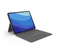 Logitech Combo Touch - Clavier et étui - avec trackpad - rétroéclairé - Apple Smart connector - QWERTY - Espagnol - gris oxford - pour Apple 12.9-inch iPad Pro (5ème génération) G