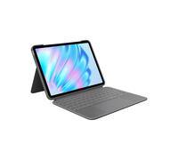 Logitech Combo Touch - Clavier et étui - avec trackpad - rétroéclairé - Apple Smart connector - QWERTY - Espagnol - gris oxford - pour Apple 11-inch iPad Air (M2); 13-inch iPad Air (M2)
