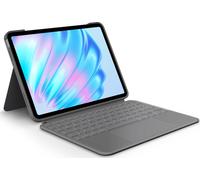 Logitech Combo Touch - Clavier et étui - avec trackpad - rétroéclairé - Apple Smart connector - QWERTZ - Allemand - gris oxford - pour Apple 11-inch iPad Air (M2); 13-inch iPad Air (M2)