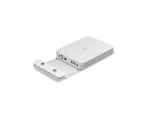 Logitech Compute Mount 952-000097 : Support CPU pour écran USFF, VESA 75x75/100x100 mm, 164x350x35 mm, Compatible Logitech RoomMate et Intel NUC