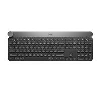 Logitech Craft Advanced with Creative Input Dial - Clavier - rétroéclairé - Bluetooth, 2.4 GHz - AZERTY - Belge
