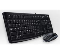 Logitech Desktop MK120 Clavier Souris inclus USB QWERTY Portugais Noir