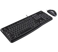 Logitech Desktop MK120 Tastatur Maus enthalten USB QWERTY UK International Schwarz