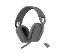 Logitech Zone Vibe Casque d'écoute sans fil avec adaptateur USB-C via Bluetooth, circum-aural - Certifié pour Microsoft Teams, graphite