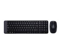 Logitech Ensemble clavier et souris MK220 Sans fil AZERTY Noir