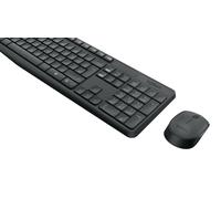 Logitech Ensemble clavier-souris sans fil MK235 - Noir