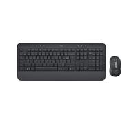 Logitech Ensemble clavier-souris sans fil MK650 - Avec repose poignet intégré - Bluetooth et récepteur USB Logi Bolt - Noir