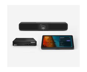 Logitech Entry-Level Small Room Solution for Microsoft Teams Rooms on Windows, Système de vidéoconférence de groupe, 4K Ultra HD, Noir TAPMUP2MSTENT