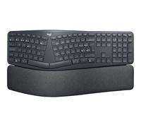 Logitech ERGO K860 - Clavier - sans fil - 2.4 GHz, Bluetooth 5.0 - QWERTY - Espagnol - graphite