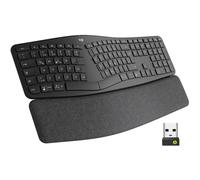 Logitech ERGO K860 for Business - Clavier sans fil en deux parties, Clavier Allemand QWERTZ - Gris