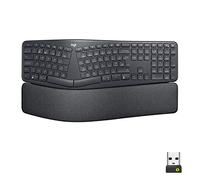 Logitech Ergo Series ERGO K860 for Business - Clavier - full size - sans fil - 2.4 GHz, Bluetooth 5.0 LE - AZERTY - Français - graphite