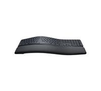 Logitech ERGO K860 Graphite - Clavier Ergonomique Sans Fil RF/Bluetooth - Contacteurs Semi-Mécaniques - Layout Français - Repose-Poignets - Compatible Windows/macOS/Linux