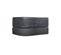 Logitech ERGO K860 Graphite - Clavier Ergonomique Sans Fil RF/Bluetooth - Semi-Mécanique, US Intl, Repose-Poignets, Portée 10m, Compatible Windows/macOS/Linux