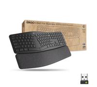 Logitech Ergo Series ERGO K860 for Business - Clavier - full size - sans fil - 2.4 GHz, Bluetooth 5.0 LE - QWERTY - R.-U. - graphite G
