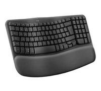 Logitech Ergo Series - Clavier - sans fil - 2.4 GHz, Bluetooth LE - QWERTY - International US - graphite G