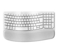 Logitech Ergo Series - Clavier - sans fil - 2.4 GHz, Bluetooth LE - QWERTZ - Allemand - blanc cassé G