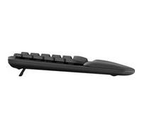 Wave Keys - Clavier - sans fil - 2.4 GHz, Bluetooth LE - QWERTZ - Tchèque - graphite