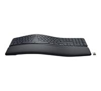 Logitech Ergo Series ERGO K860 for Business - Clavier - full size - sans fil - 2.4 GHz, Bluetooth 5.0 LE - AZERTY - Français - graphite