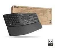 Logitech Ergo Series ERGO K860 for Business - Clavier - full size - sans fil - 2.4 GHz, Bluetooth 5.0 LE - QWERTZ - Suisse - graphite