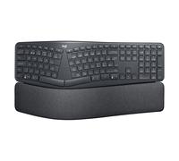 Logitech Ergo Series ERGO K860 for Business - Clavier - full size - sans fil - 2.4 GHz, Bluetooth 5.0 LE - QWERTY - International US - graphite