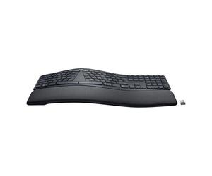 Logitech Ergo Series ERGO K860 for Business - Clavier - full size - sans fil - 2.4 GHz, Bluetooth 5.0 LE - QWERTY - Pan Nordic - graphite