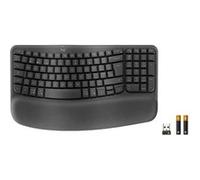 Ergo Series Wave Keys for Business - Clavier - sans fil - Bluetooth 5.1 LE - QWERTY - graphite