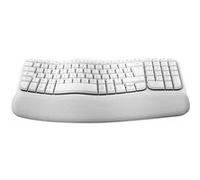 Ergo Series Wave Keys for Mac - Clavier - sans fil - Bluetooth LE - QWERTZ - Allemand - blanc cassé